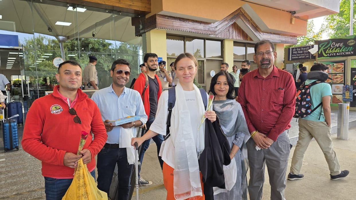 Atithi Devo Bhava at Gaggal Airport...a blast in McLeodangj