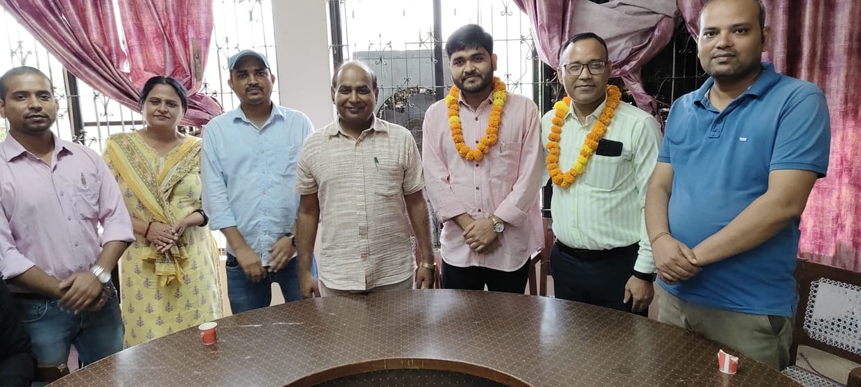 Saraswat Award to Dr. Prashant of CGNPG College