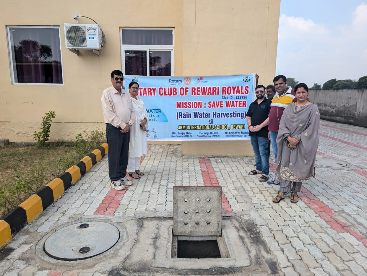 inauguration 0f water harvesting system