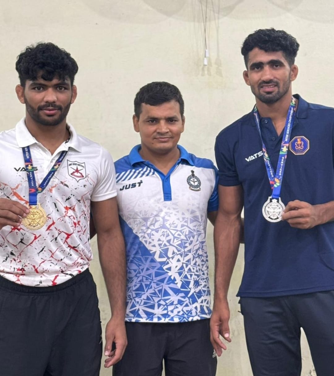 Wrestlers of the district won three medals including gold
