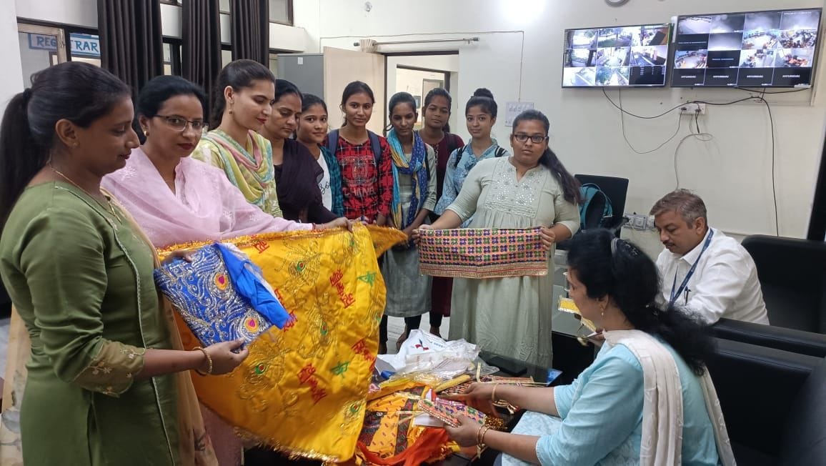 Women's handicraft is a part of Indian culture