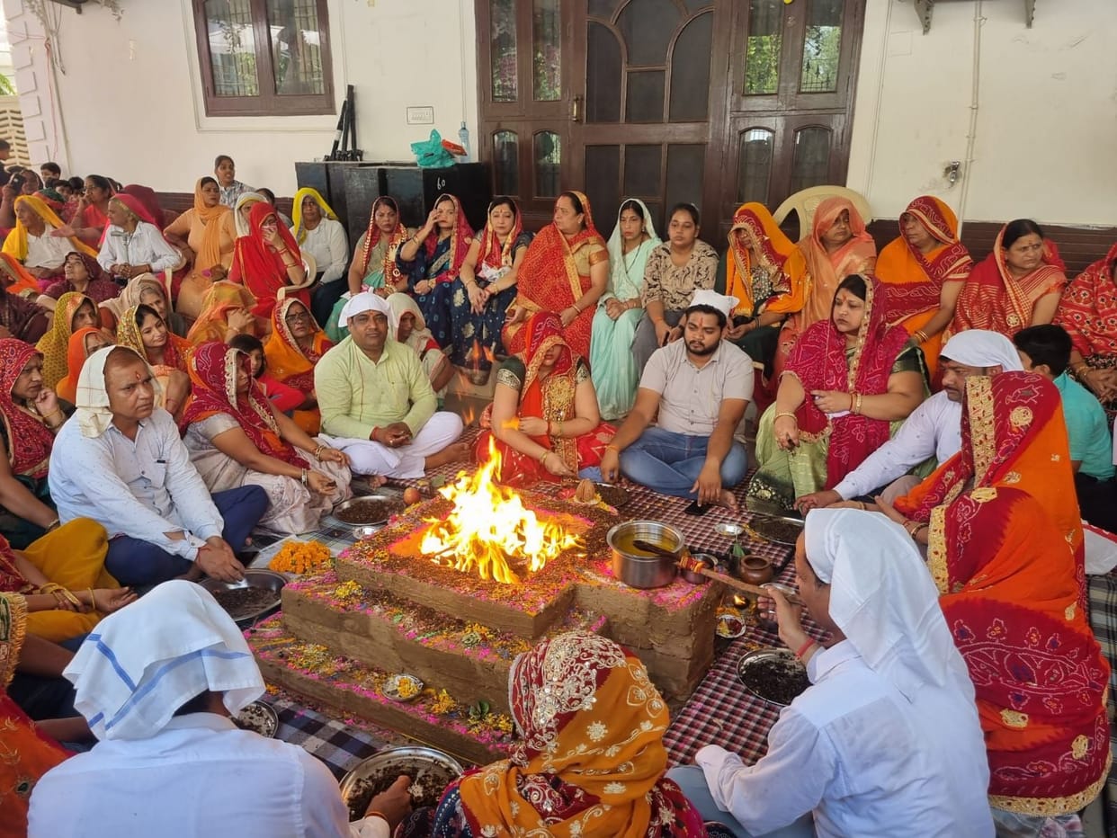 Srimad Bhagwat Katha concluded with havan