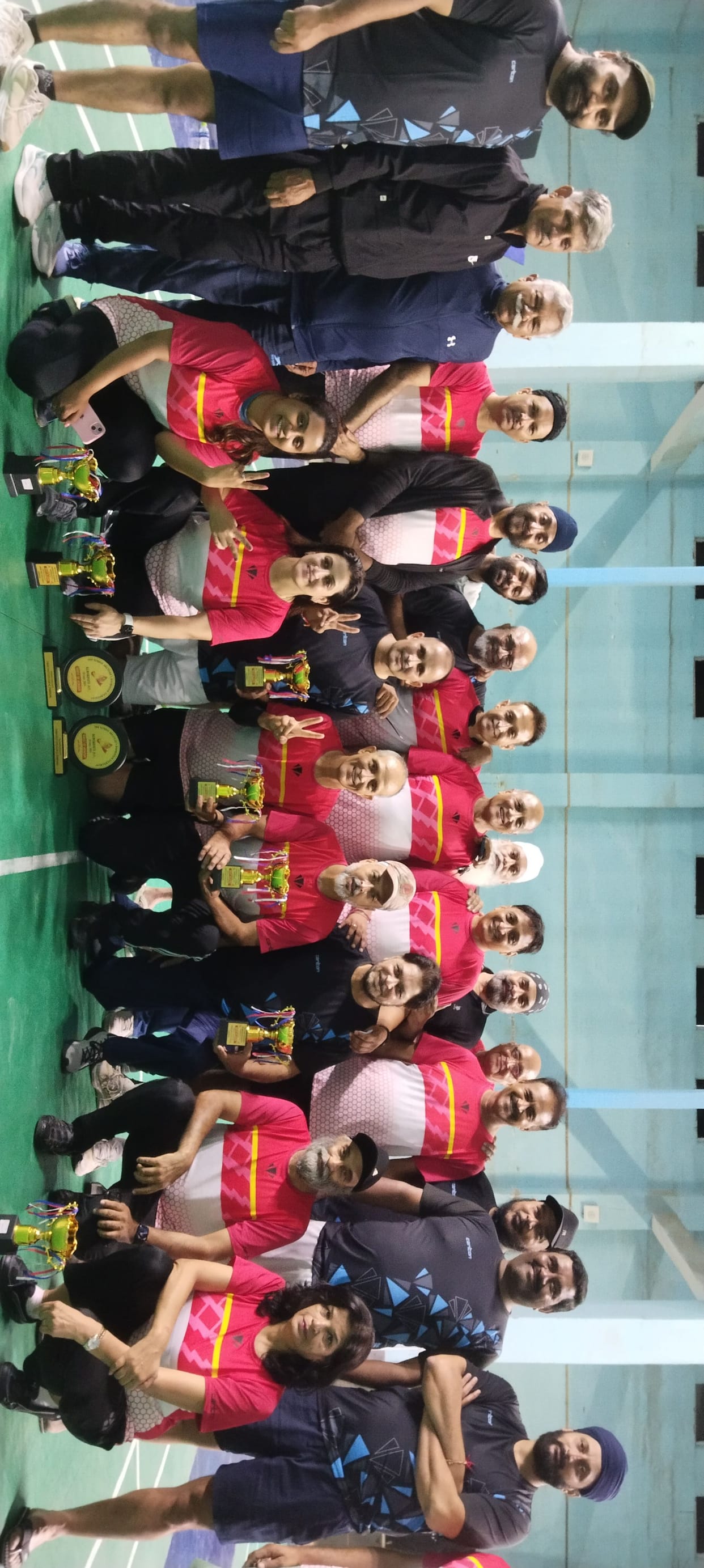 GS Siddu won in badminton