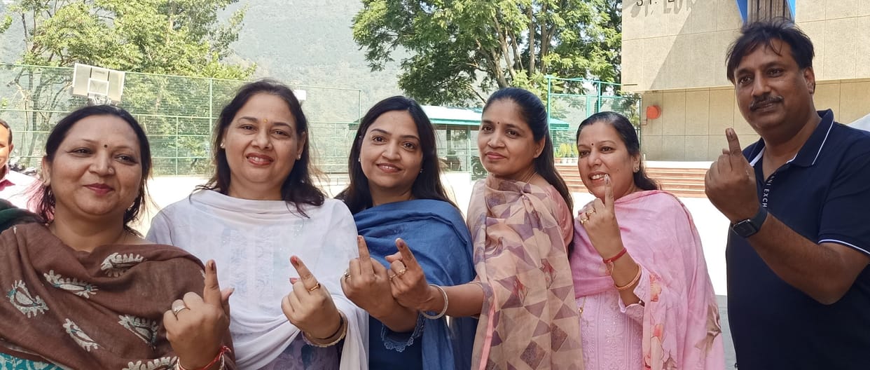 Youth in ward five councilor by-election 

Including the elders came forward and voted