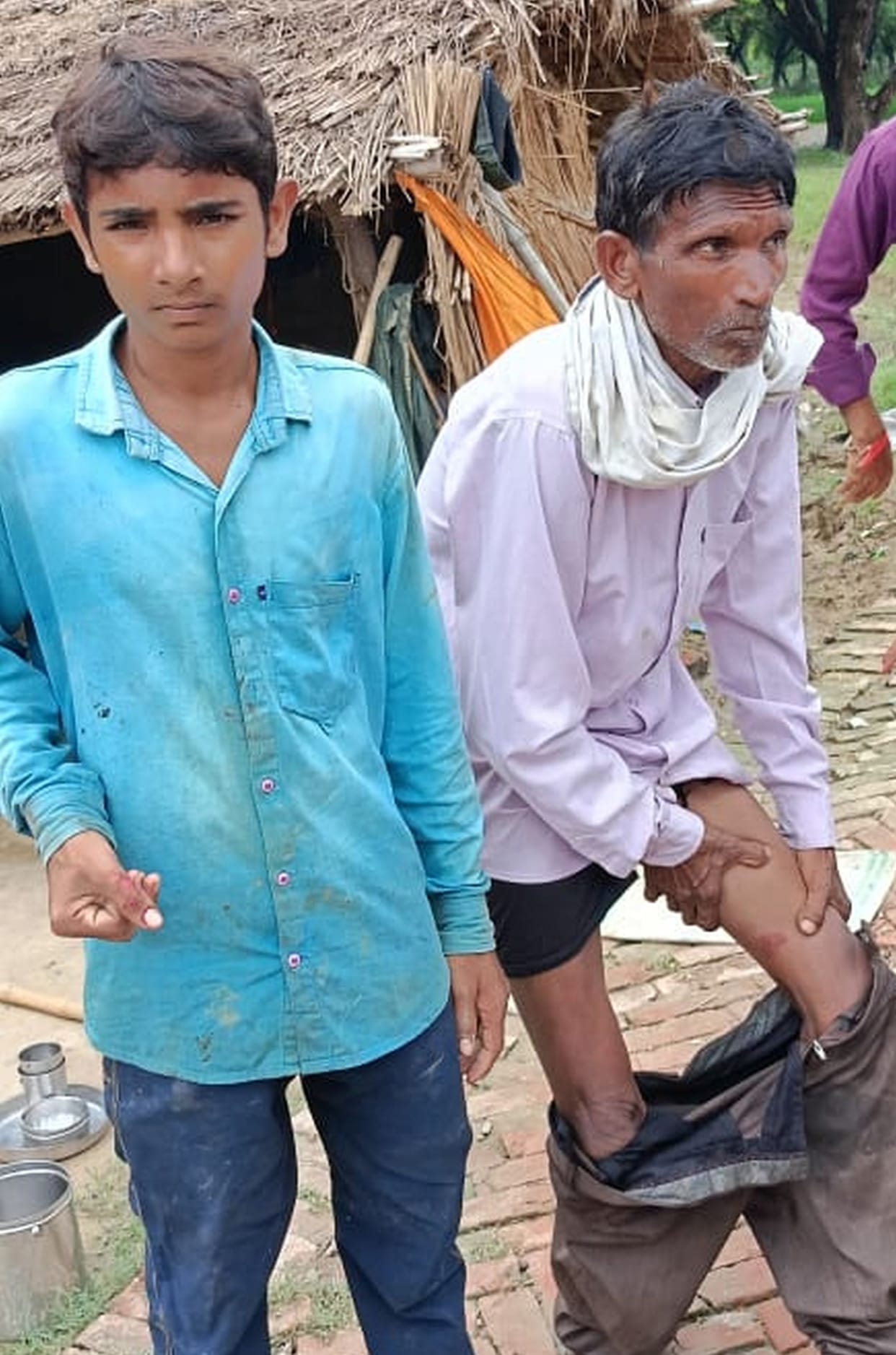 Four injured including father and son in jackal attack