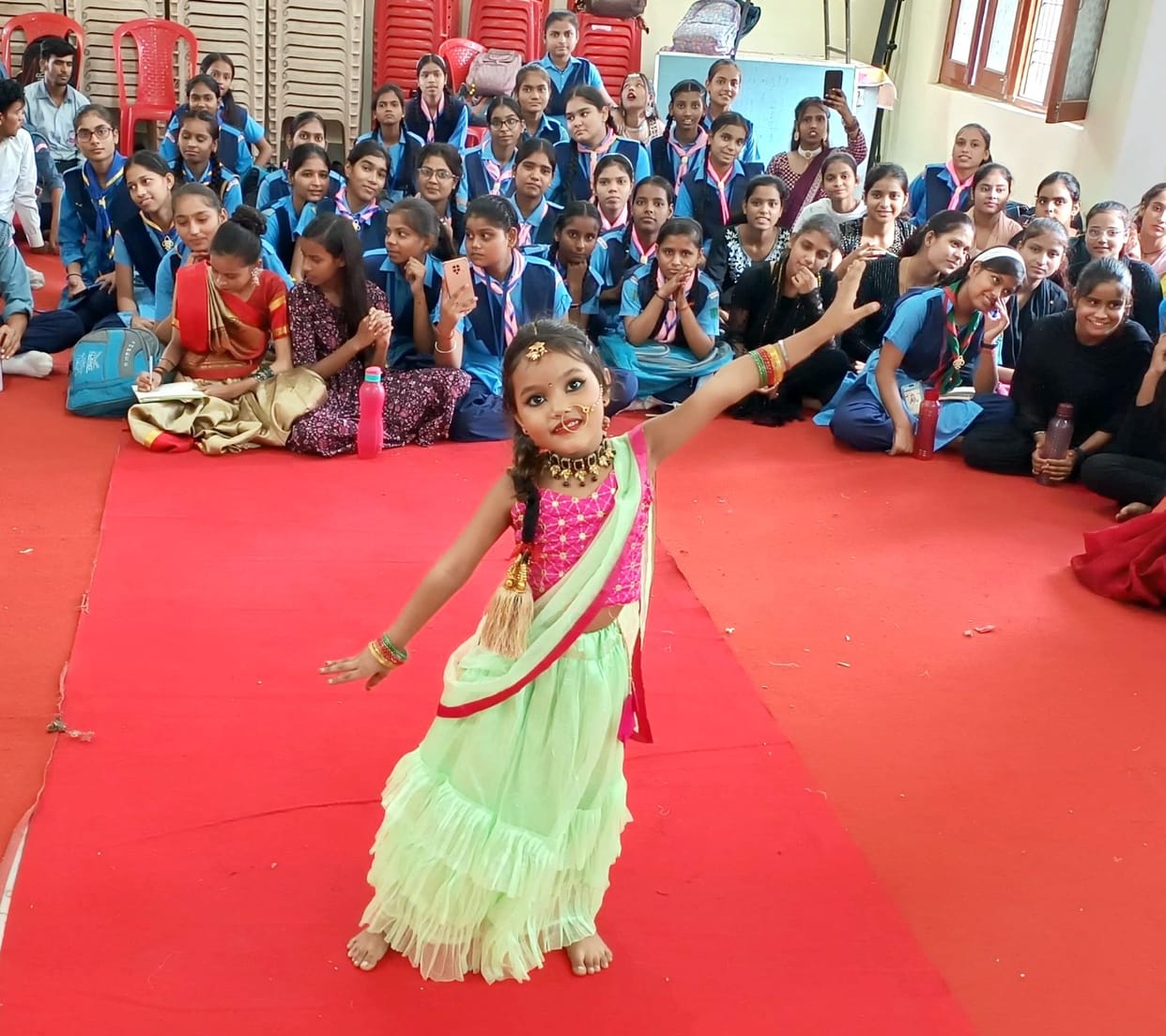 Nitya, Radhika gave a wonderful performance of cultural programs