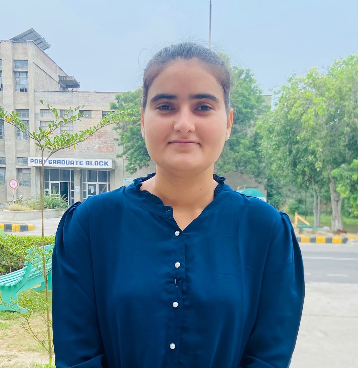 Amandeep stood first and Rubal stood second in JCD College