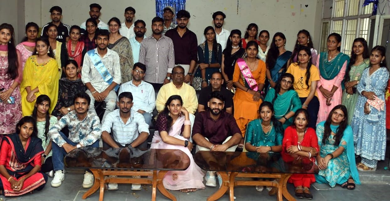 Student Rekha became Miss and Rakesh became Mr. Fresher