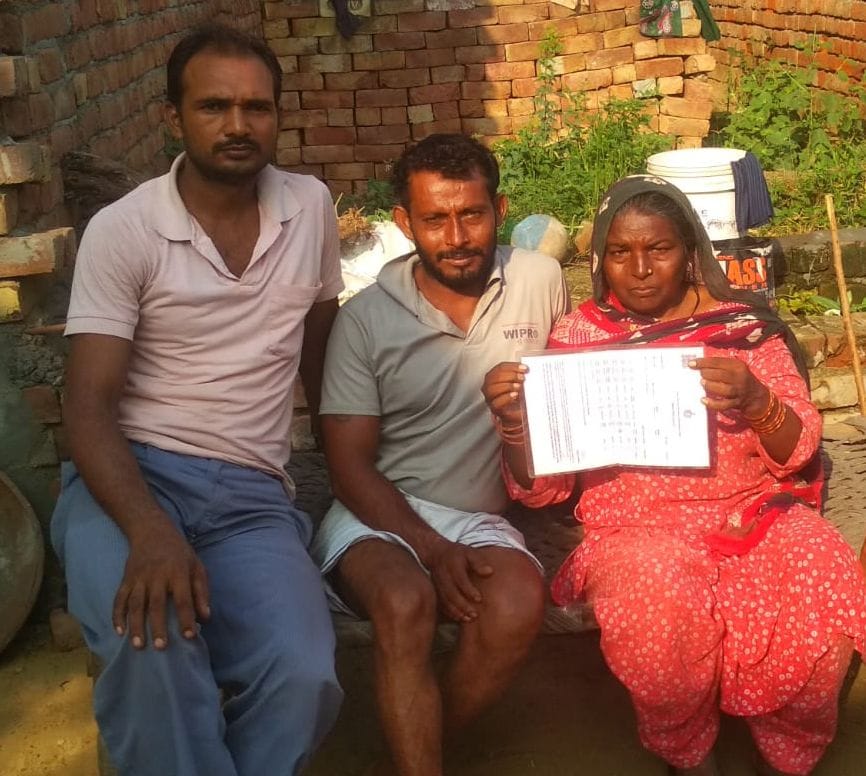 The widow has been wandering for pension for the last one and a half years