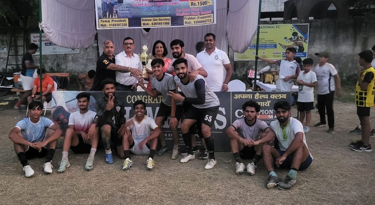 Bhagat Singh Club won the football competition