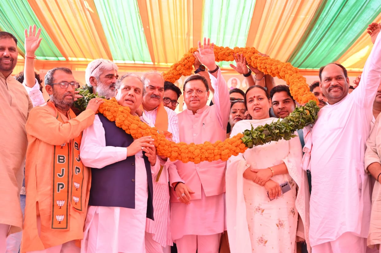 Government of courtiers, brokers and dealers used to run during Hooda rule: Pushkar Singh Dhami