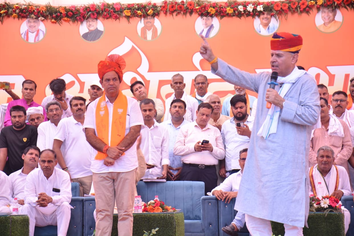 Rao Inderjit enumerated the achievements of BJP