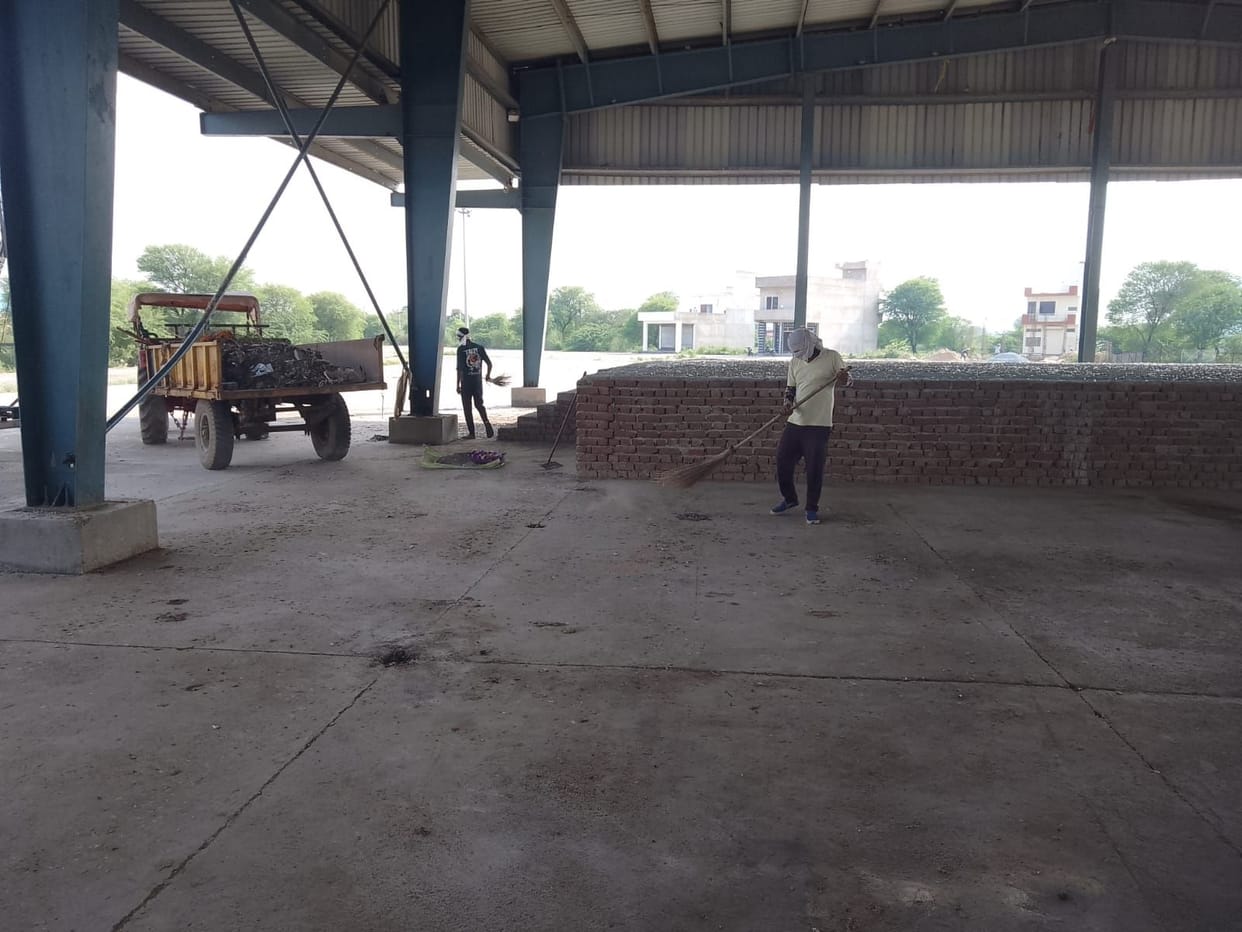 Procurement of millet will start from today, cleanliness arrangements in the grain market have been improved.