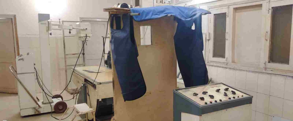 X-ray machine has been lying broken in the civil hospital for four years