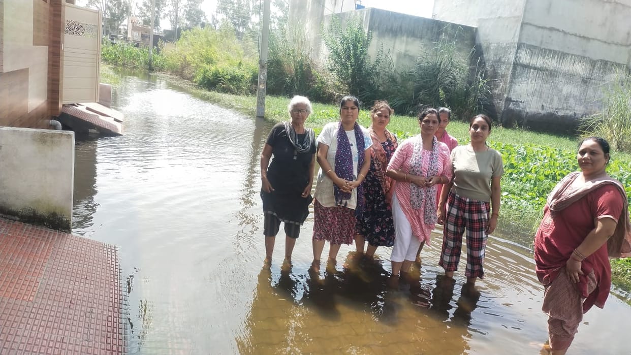 Water drainage became an issue on the lines of farmers