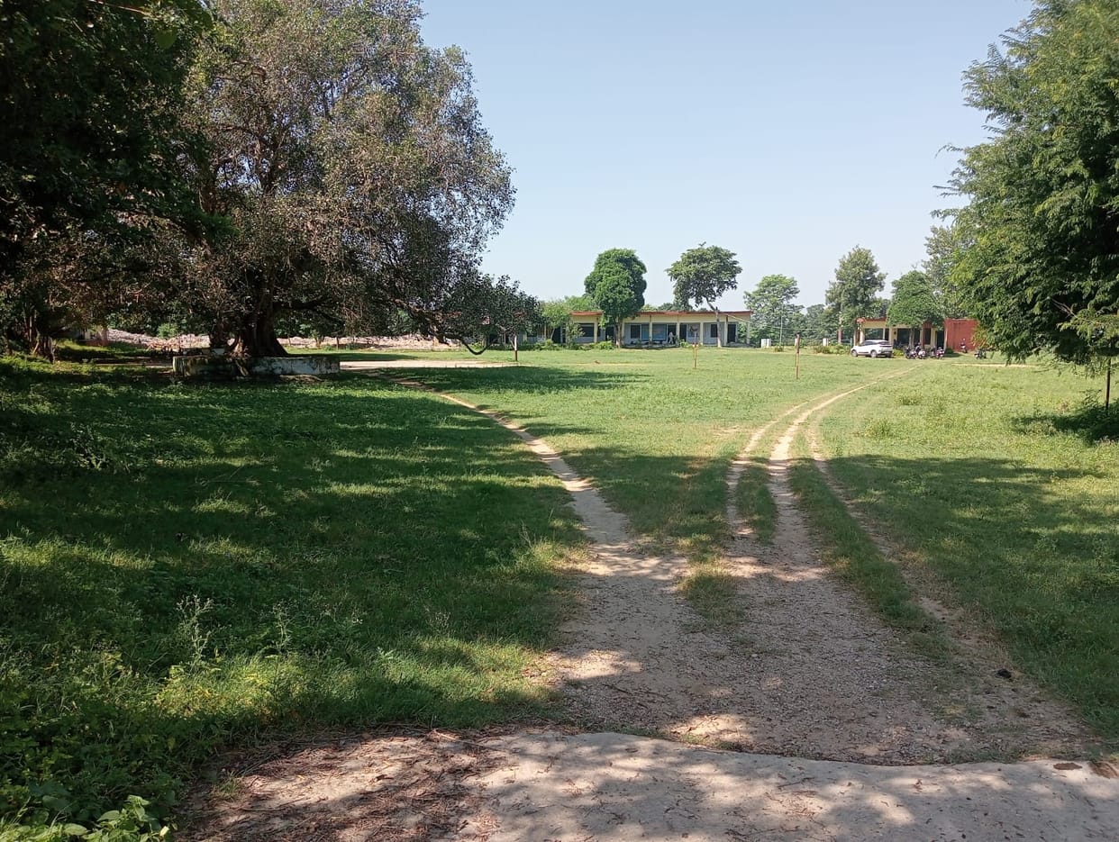 The playground of Bhadauliyan Kalan School will be rejuvenated