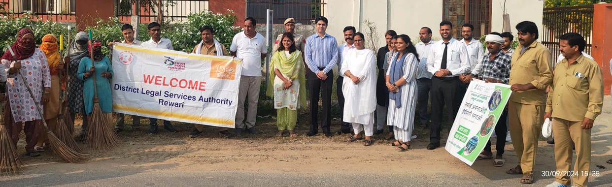 Cleanliness campaign conducted in judicial complex