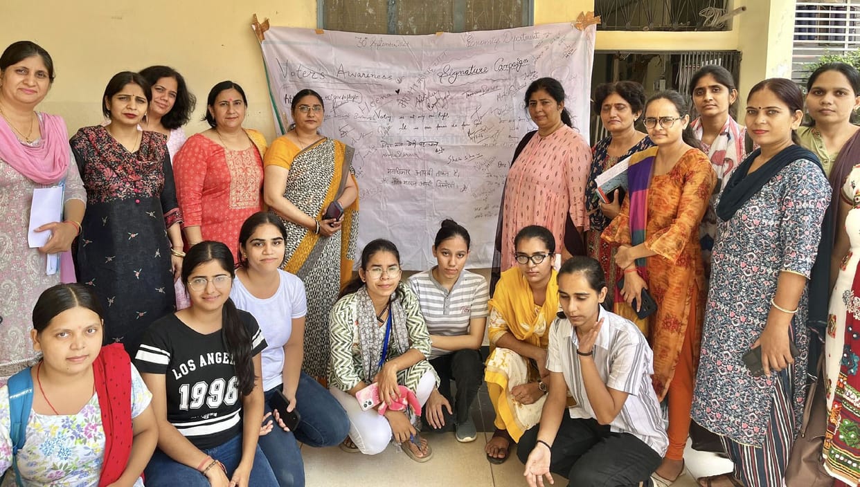 Sneha stood first, Sonam second in essay competition