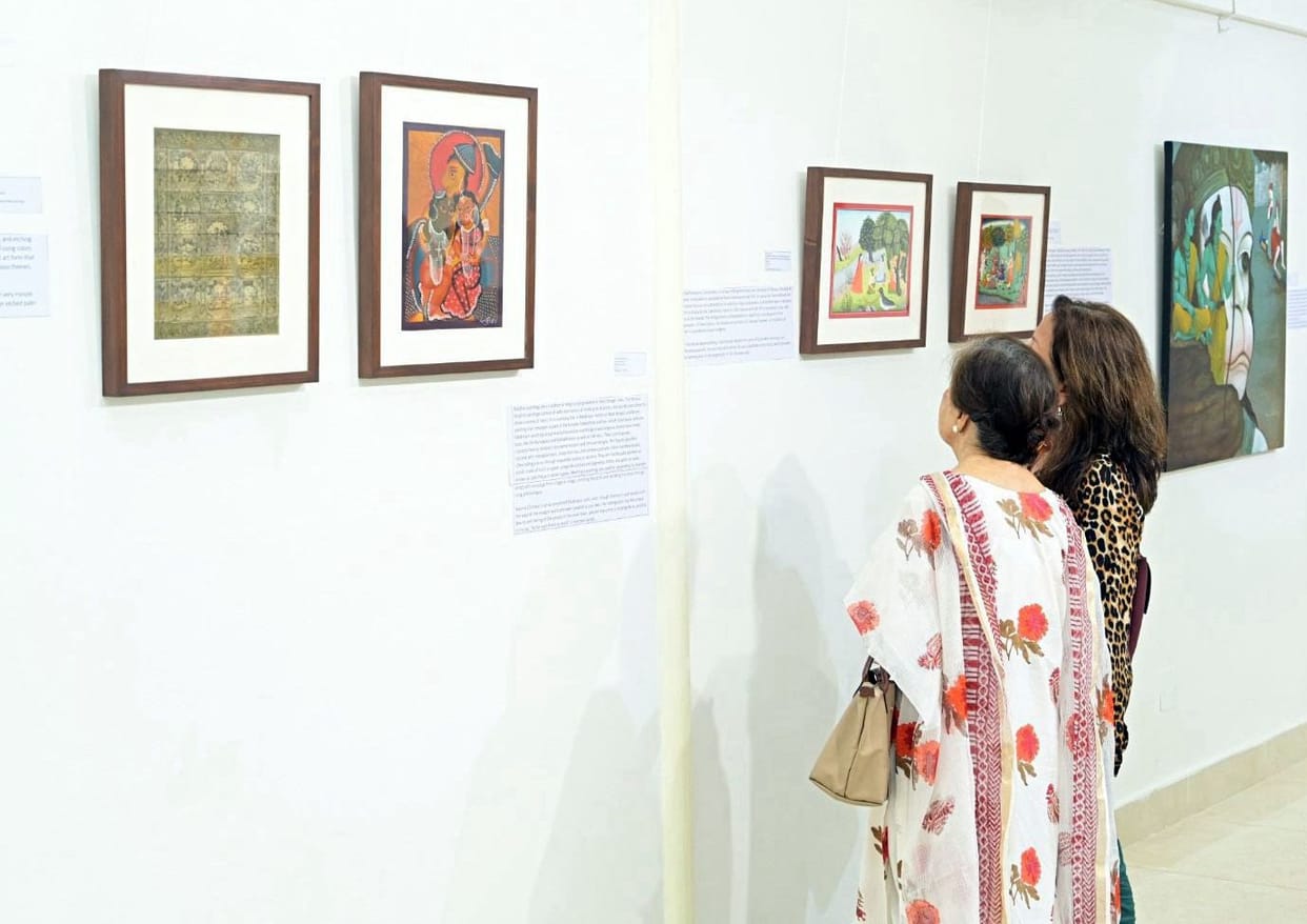 Mandi Kalam painting became popular in Nepal, three pictures were displayed