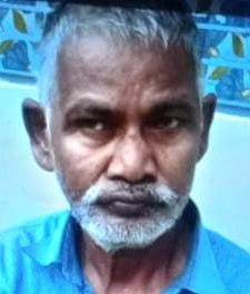 Dead body of an old man who defecated was found floating in the pond