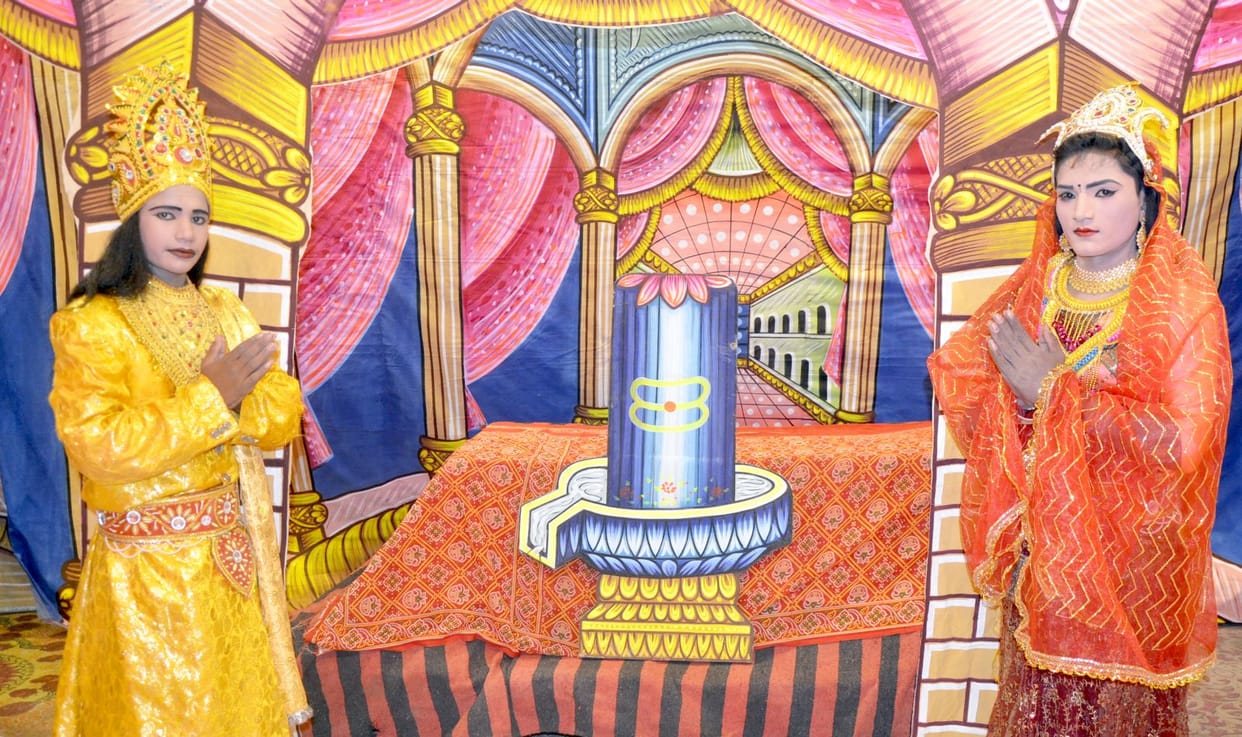 The drama of Sati Nag Champa was staged in Ramlila