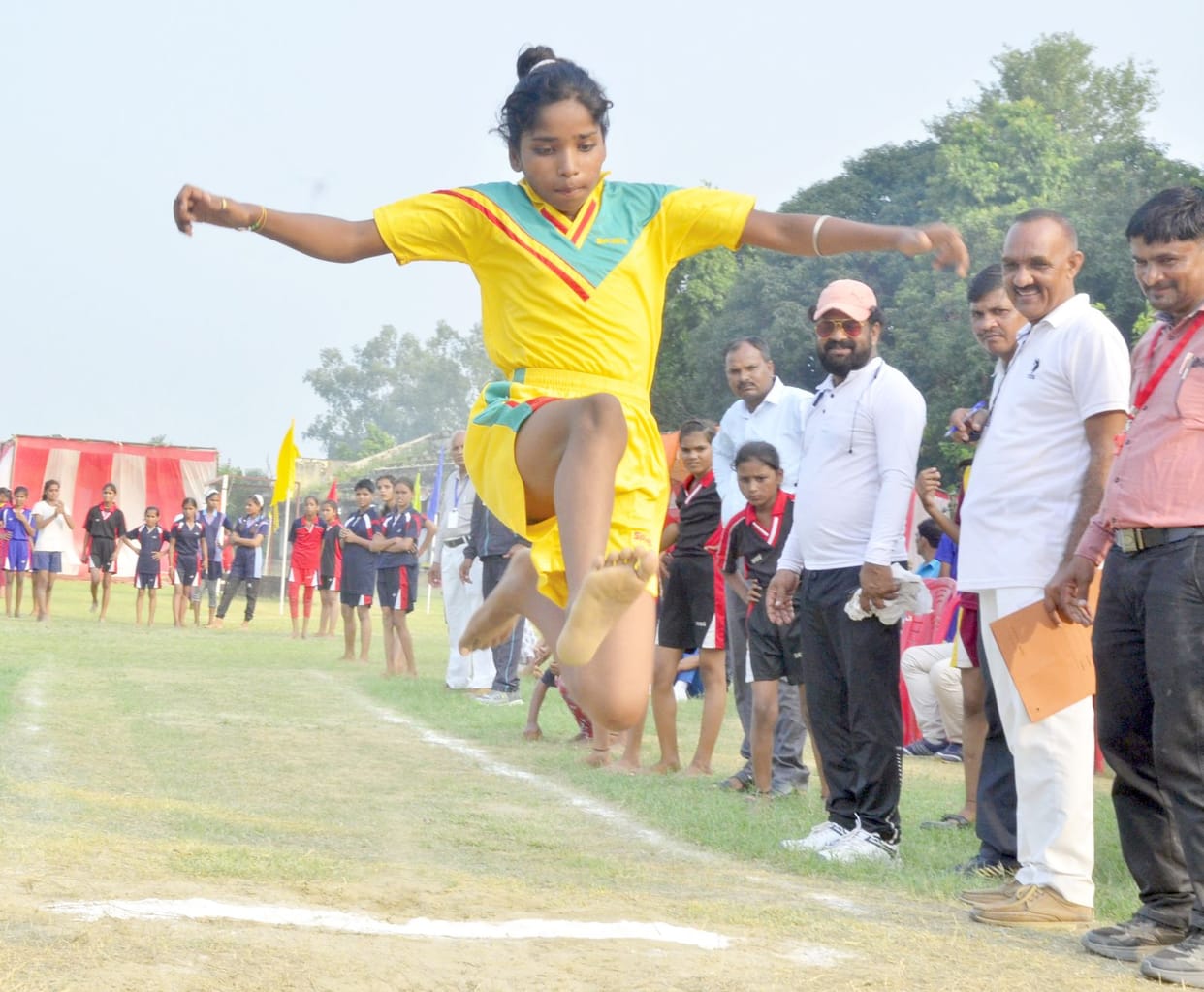 Preeti of Kadar Chowk tops in 100 meter race