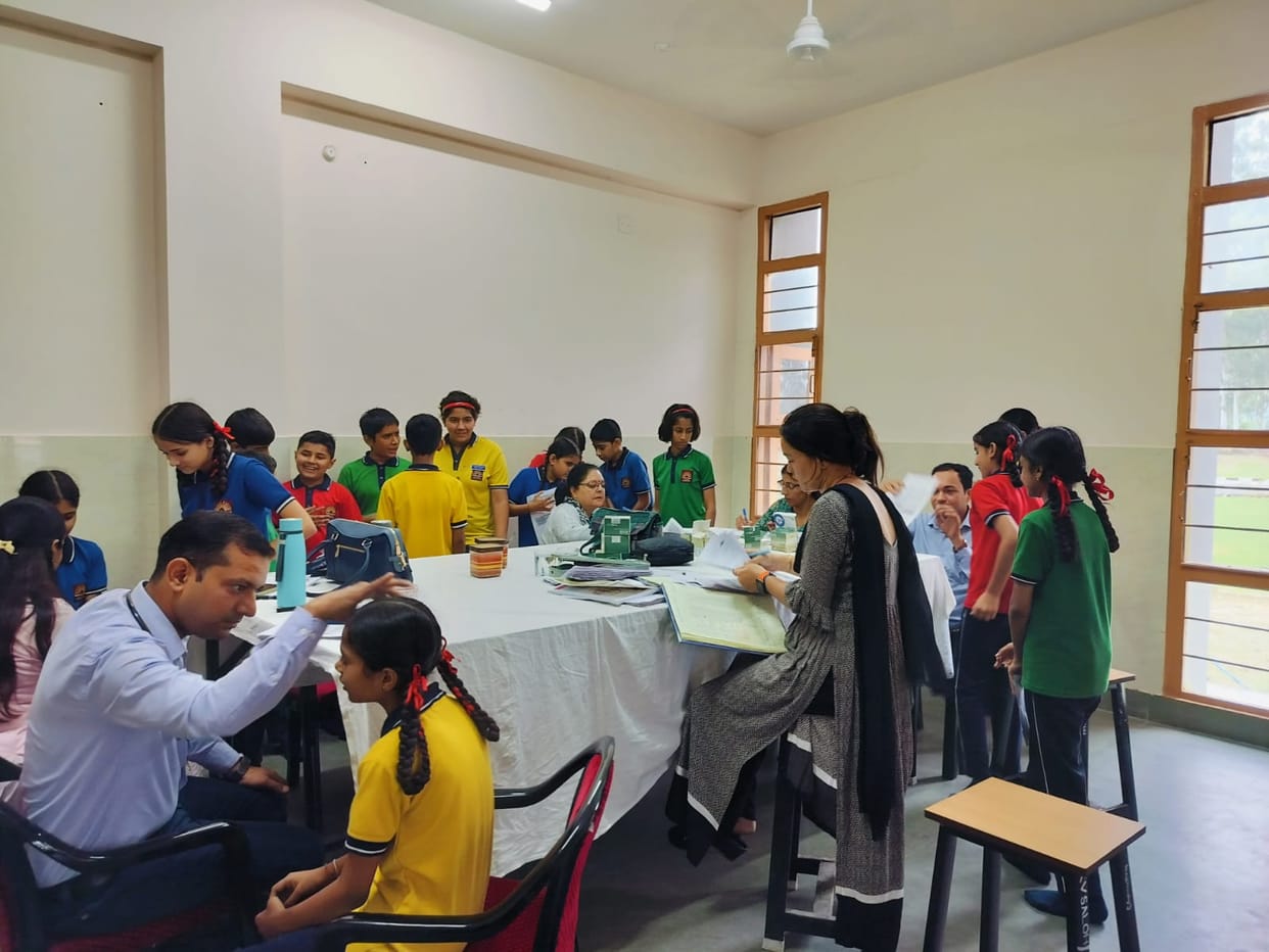 Health of children checked in Kendriya Vidyalaya Salo