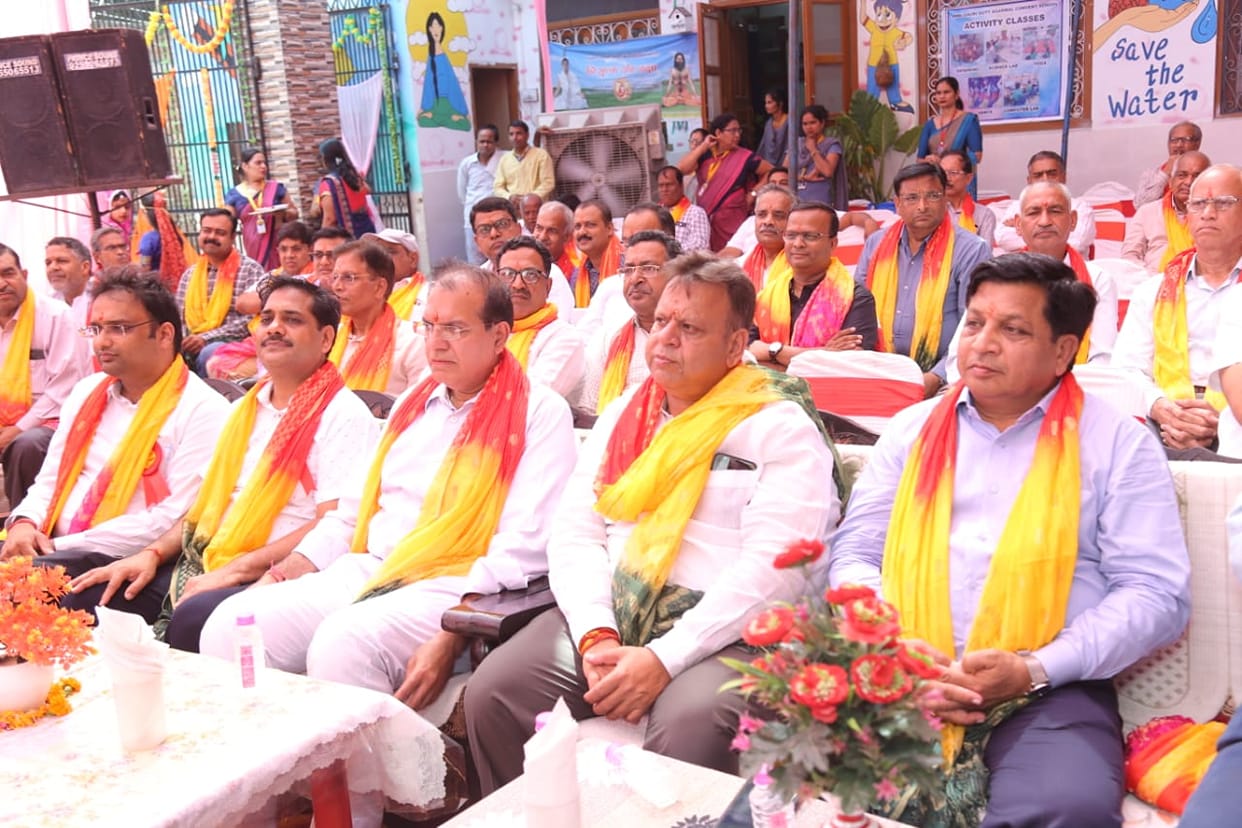 Students celebrated Maharaja Agrasen Jayanti