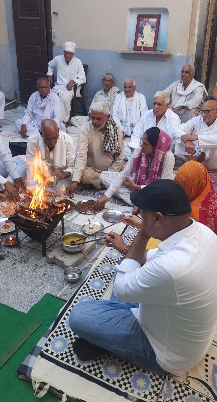 Havan organized in Gahda