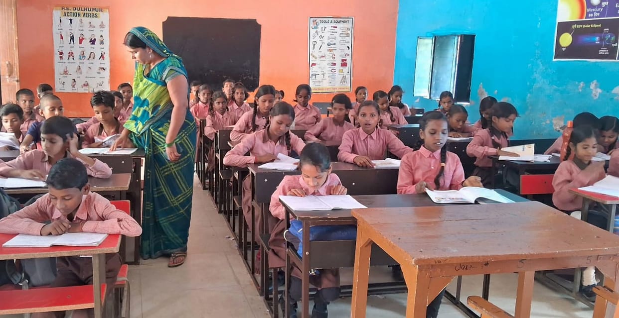 Bilari students shifted to Dulhupur, one and a half km away
