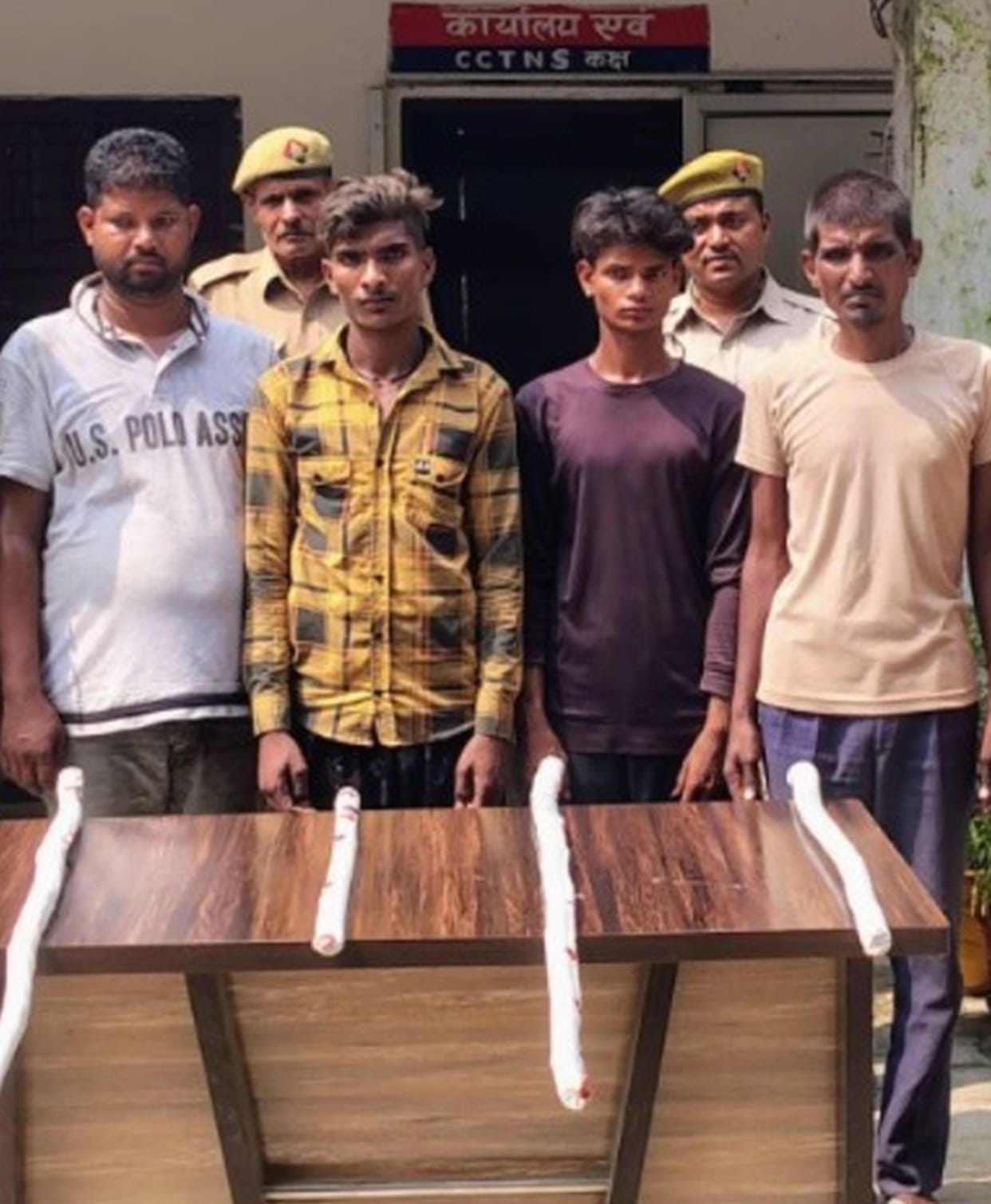 Farmer's last rites took place in the presence of police