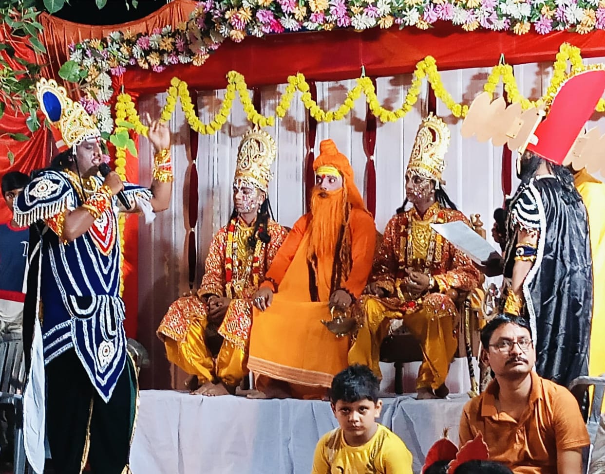 The play of Dhanush Yagna and Parashuram-Laxman dialogue was staged