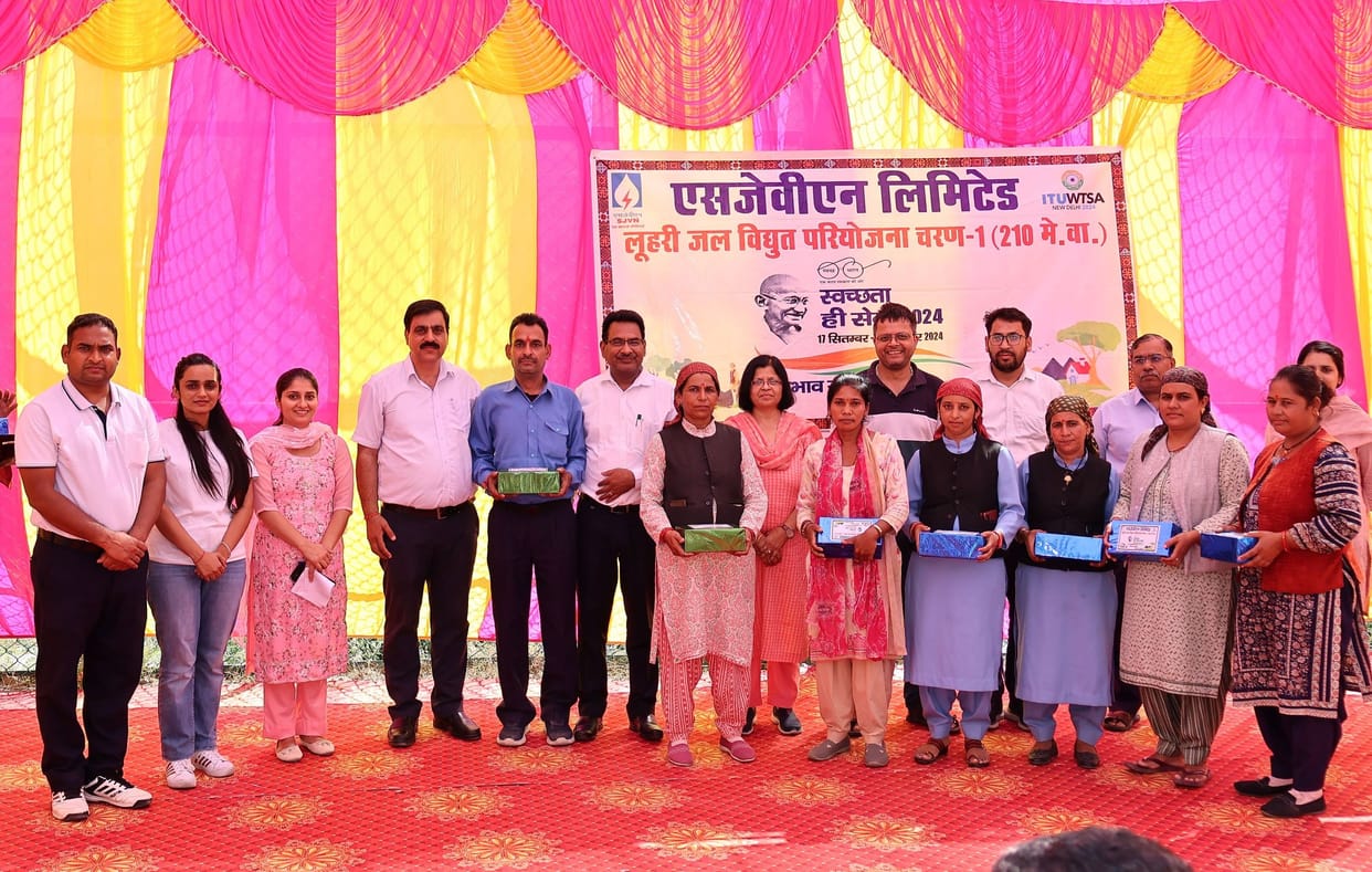 Luhri Hydroelectric Project Phase-1 started cleanliness campaign, organized health camps
