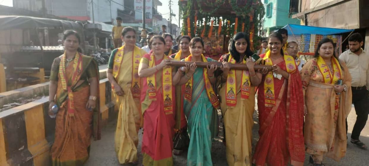Doli of Kuldevi taken out in Bisalpur