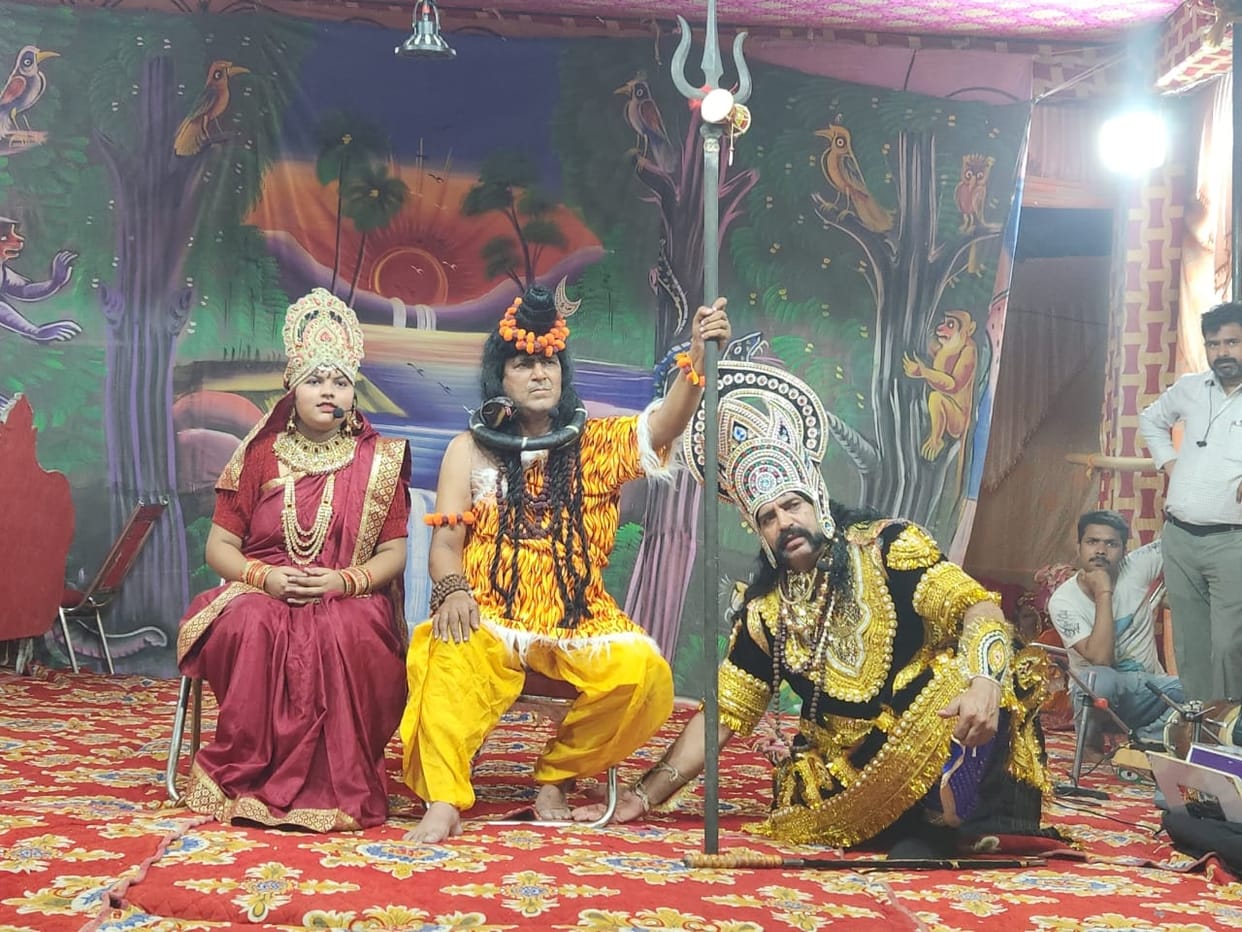 Artists from Vrindavan staged Narad Moh