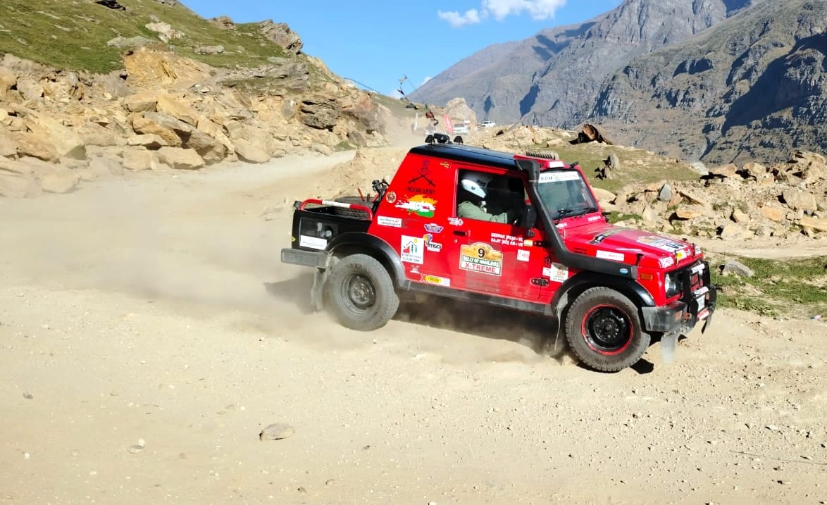 The journey of adventure continues on the serpentine roads of Kunjum Pass.