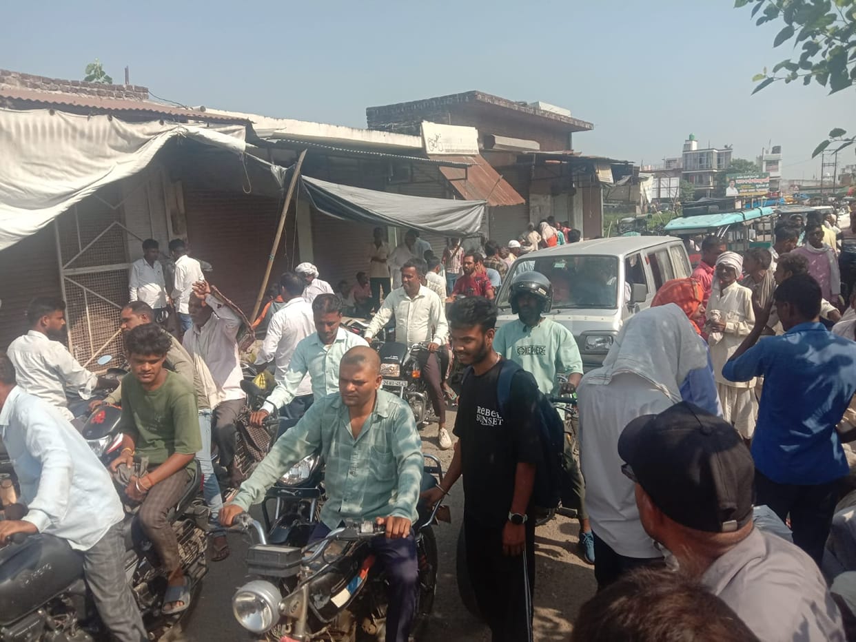 Sherpur road jammed due to election