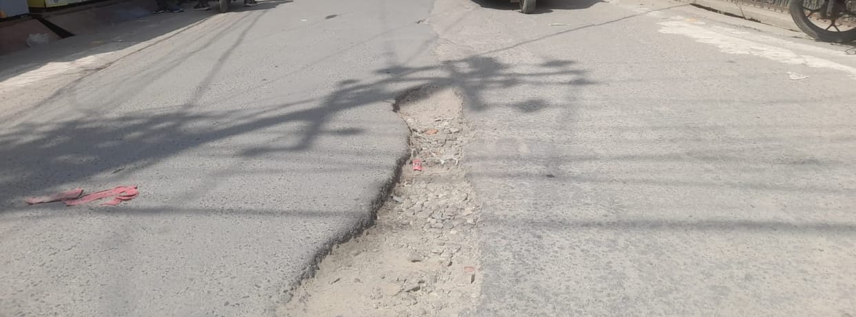 One week passed... the condition of the city's roads has not improved either.