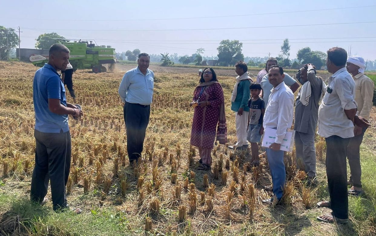 Rs 2500 fine collected from farmer for burning crop residue