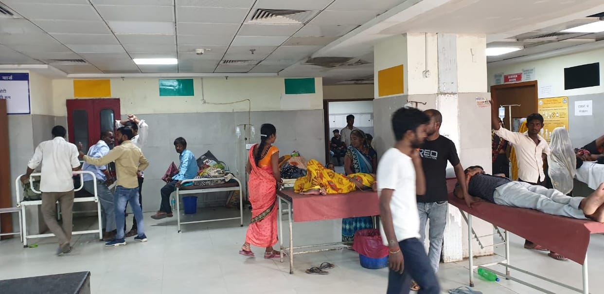 Patients decreased in OPD, but the outbreak of fever did not stop