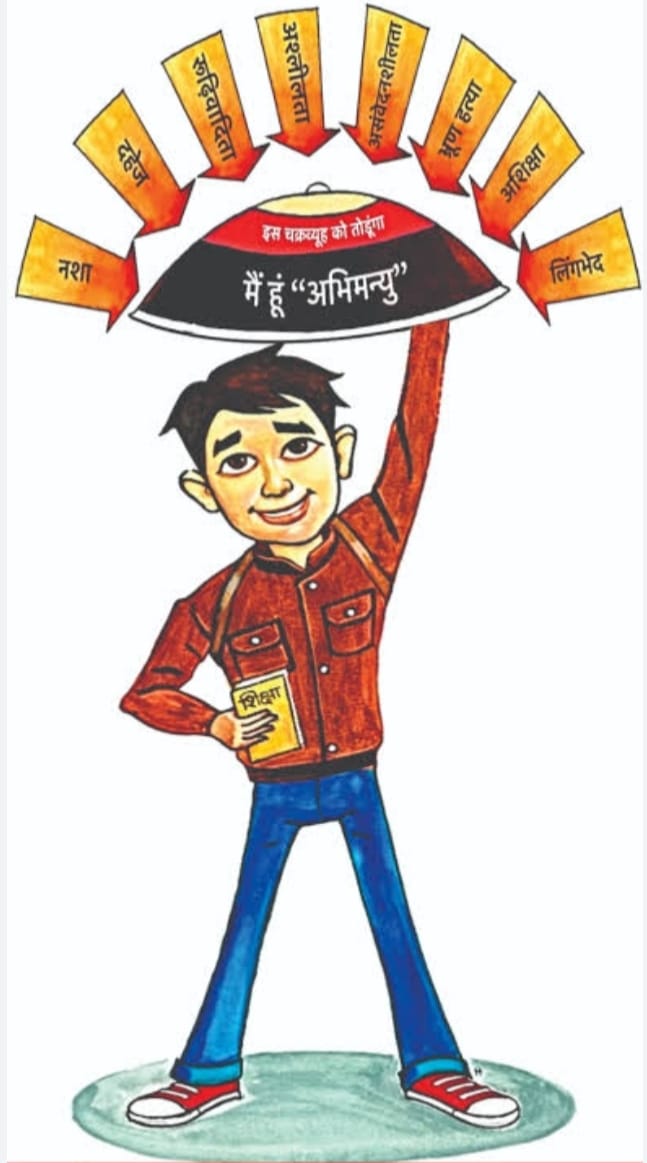 Ujjain News Know what is I am Abhimanyu Abhiya police is making women and children aware