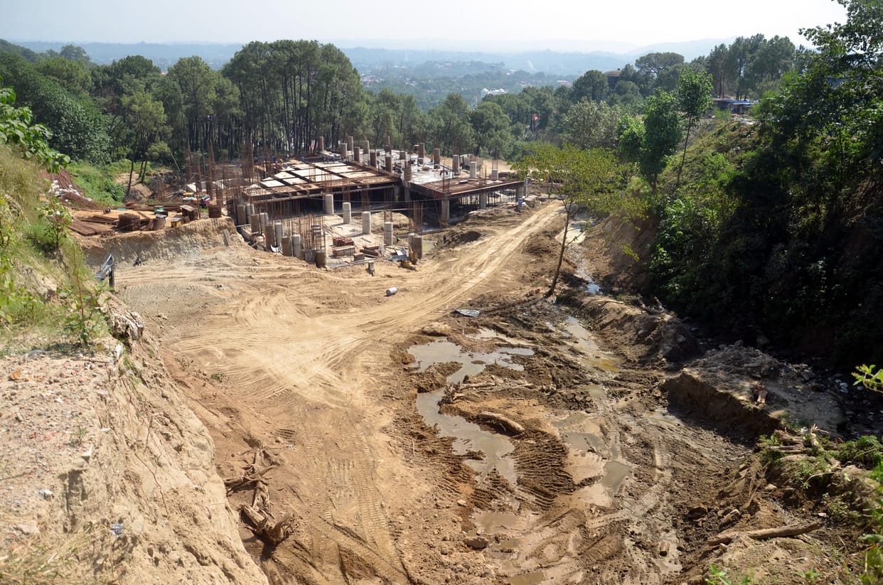 The demon of illegal dumping came out from the foundation