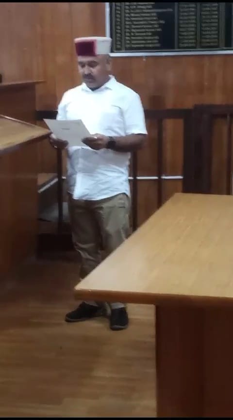Newly elected JIP member Praveen took oath of office and secrecy