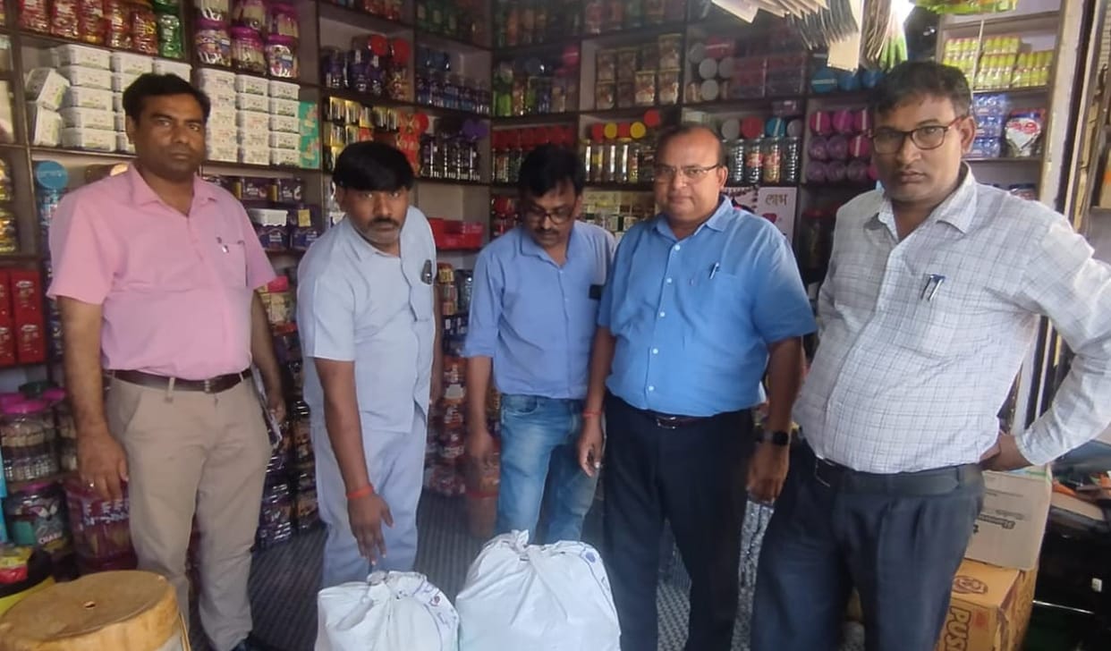 Food department team sent nine samples including buckwheat and water chestnut for testing.