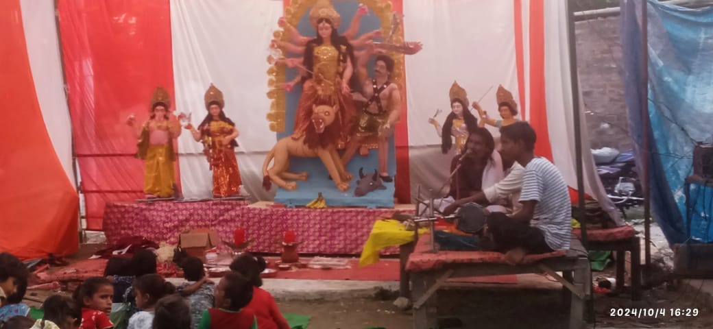 Dussehra fair starts in Shardanagar with installation of idol and Kalash