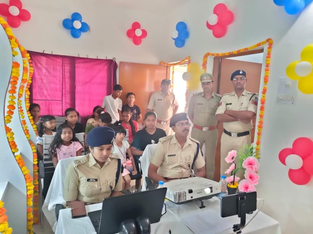 Director General of Police virtually inaugurated Disha Learning Center
