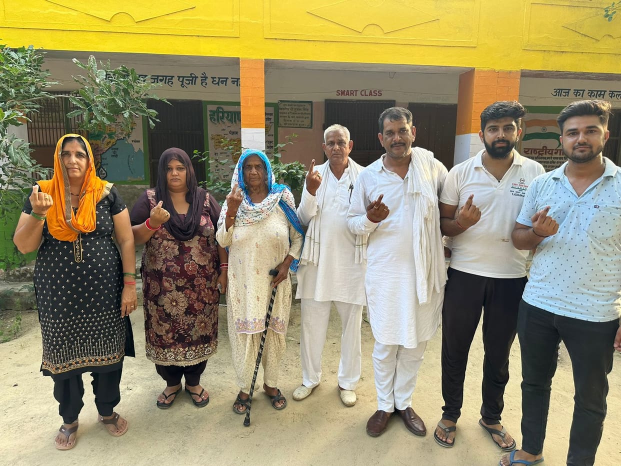 Youth and elders showed enthusiasm in voting