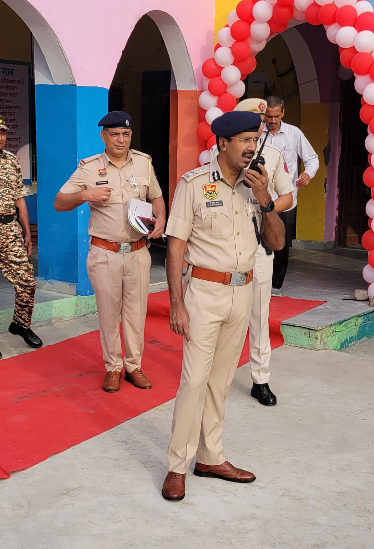 Voting took place amidst tight security, Police Commissioner also took stock