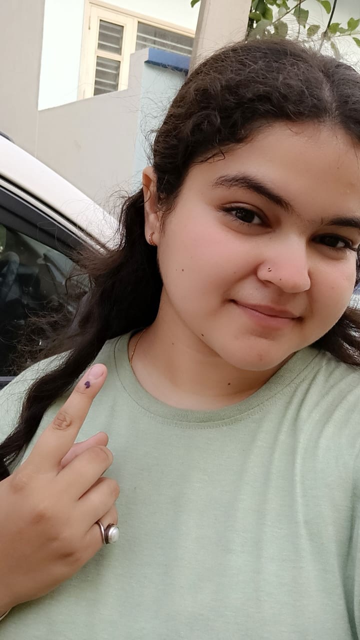 The youth showed enthusiasm in casting their votes