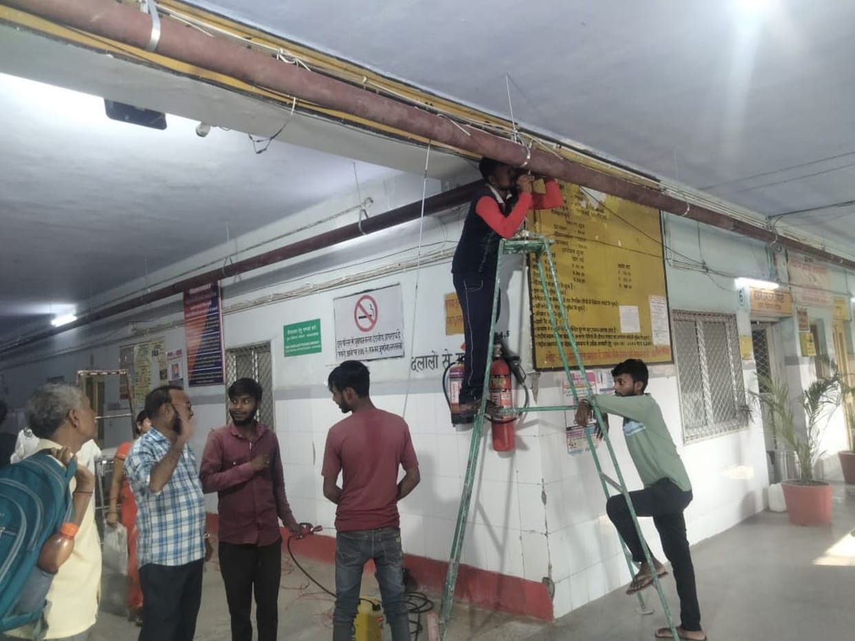 High-tech fire safety system is being installed in the medical college at a cost of two crores